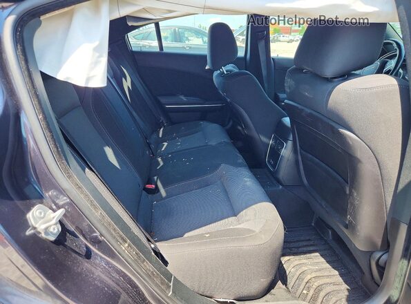 2C3CDXJGXJH285054 2018 DODGE CHARGER Black Widok tylnych siedzeń