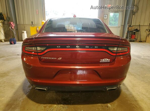 2C3CDXJGXKH611629 2019 DODGE CHARGER Red Widok z tyłu
