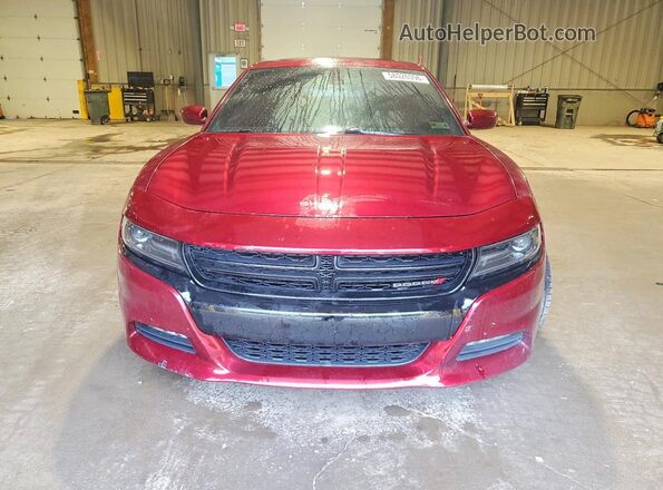 2C3CDXJGXKH611629 2019 DODGE CHARGER Red Widok z przodu