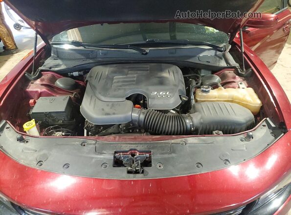 2C3CDXJGXKH611629 2019 DODGE CHARGER Red Widok wnętrza z tyłu