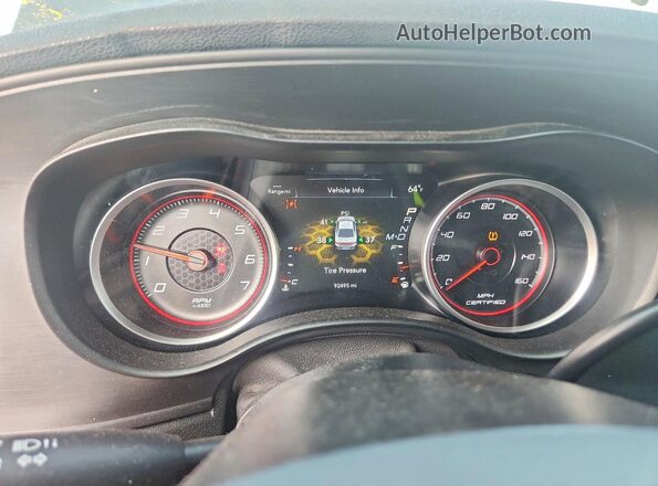 2C3CDXKG1MH585150 2021 DODGE CHARGER Black Vista del cuadro de instrumentos