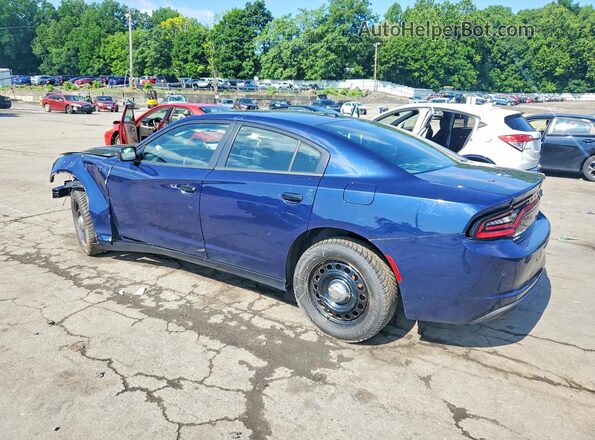 2C3CDXKG1MH648991 2021 DODGE CHARGER Blue Задня ліва чверть