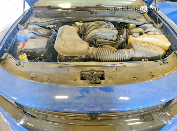 2C3CDXKG2NH232529 2022 DODGE CHARGER Blue უკანა სალონის ხედი