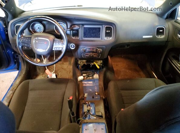 2C3CDXKG2NH232529 2022 DODGE CHARGER Blue წინა პანელის ხედი