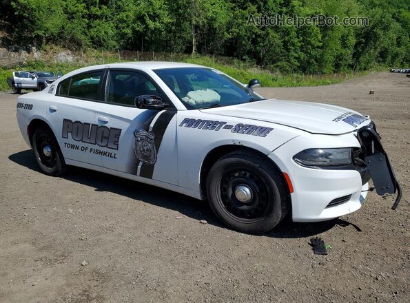 2C3CDXKG4MH644739 2021 DODGE CHARGER White Front right