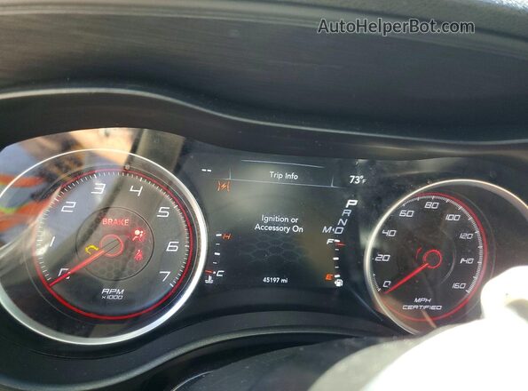 2C3CDXKG4MH644739 2021 DODGE CHARGER White Instrument cluster view