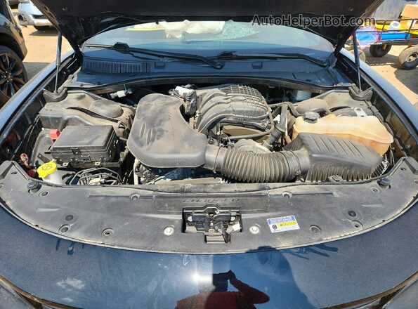 2C3CDXKG4NH170471 2022 DODGE CHARGER Черный Вид задней части салона