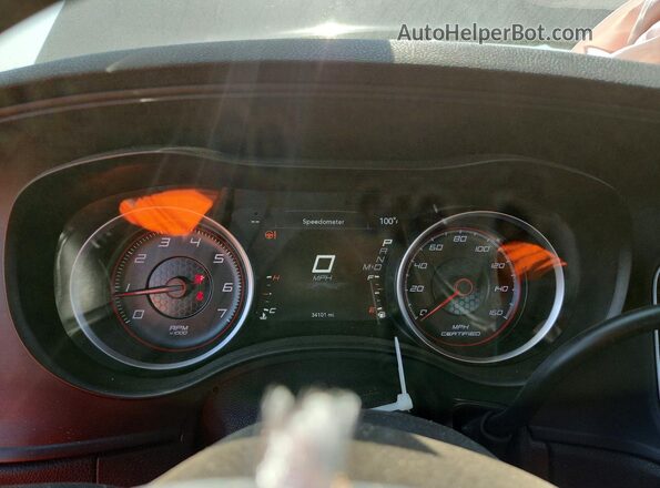 2C3CDXKG4NH170471 2022 DODGE CHARGER Черный Вид щитка приборов