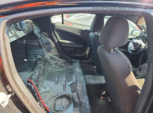 2C3CDXKG4NH170471 2022 DODGE CHARGER Черный Вид задних сидений