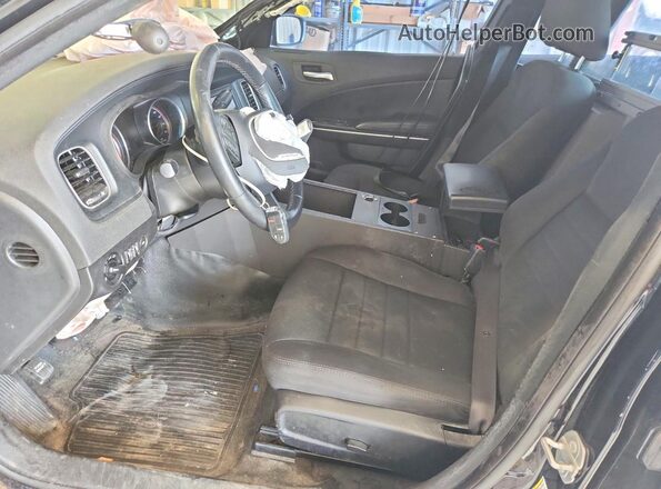 2C3CDXKG8PH539657 2023 DODGE CHARGER Black Widok wnętrza z przodu