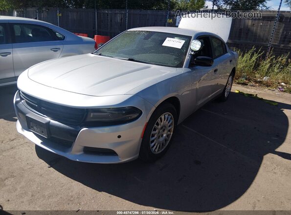 2C3CDXKT0KH647938 2019 DODGE CHARGER Silver წინა მარცხენა ხედი სამი მეოთხედიდან
