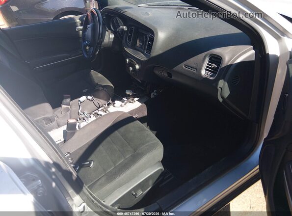 2C3CDXKT0KH647938 2019 DODGE CHARGER Silver წინა სალონის ხედი