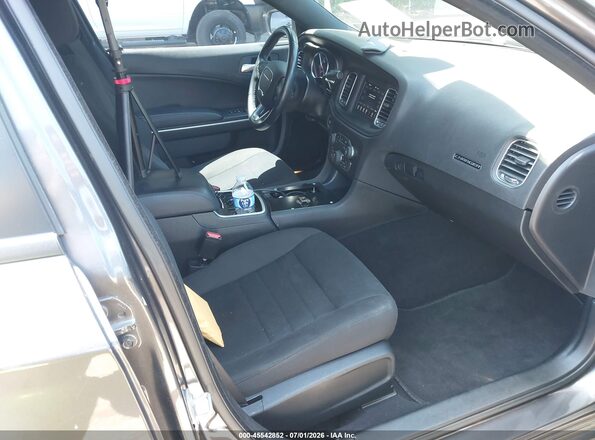 2C3CDXKT1KH533141 2019 DODGE CHARGER Black Front interior view