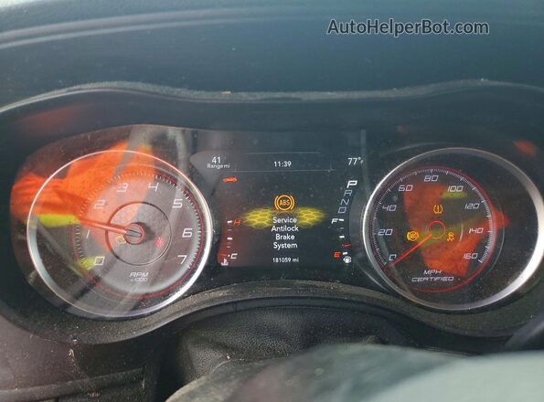 2C3CDXKT1KH757574 2019 DODGE CHARGER Черный Вид щитка приборов