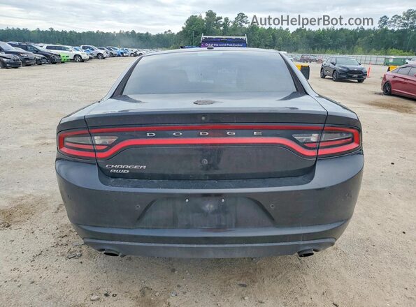 2C3CDXKT1KH757574 2019 DODGE CHARGER Черный Вид сзади