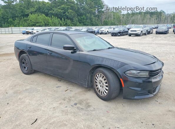 2C3CDXKT1KH757574 2019 DODGE CHARGER Черный Передняя правая четверть