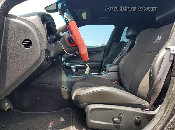2C3CDXKT2GH260122 2016 DODGE CHARGER Gray Widok wnętrza z przodu