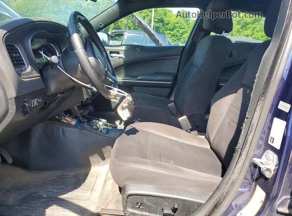 2C3CDXKT2JH327020 2018 DODGE CHARGER Blue Front interior view