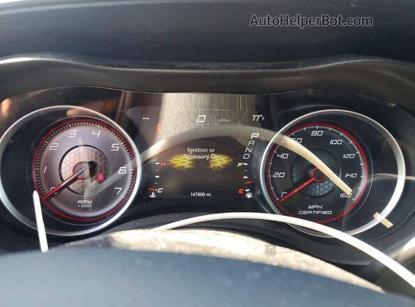 2C3CDXKT2JH327020 2018 DODGE CHARGER Blue Instrument cluster view