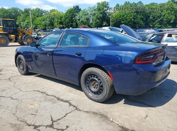 2C3CDXKT2JH327020 2018 DODGE CHARGER Blue Rear left