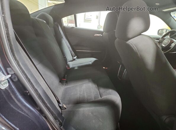 2C3CDXKT2KH622720 2019 DODGE CHARGER Black Rear seats view