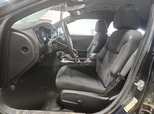 2C3CDXKT2KH622720 2019 DODGE CHARGER Black Front interior view