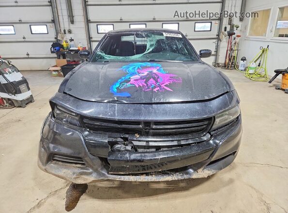 2C3CDXKT2KH622720 2019 DODGE CHARGER Black Front view