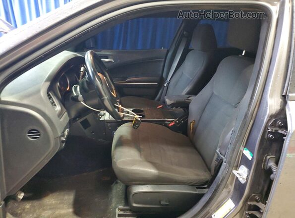 2C3CDXKT2KH647701 2019 DODGE CHARGER Gray Front interior view