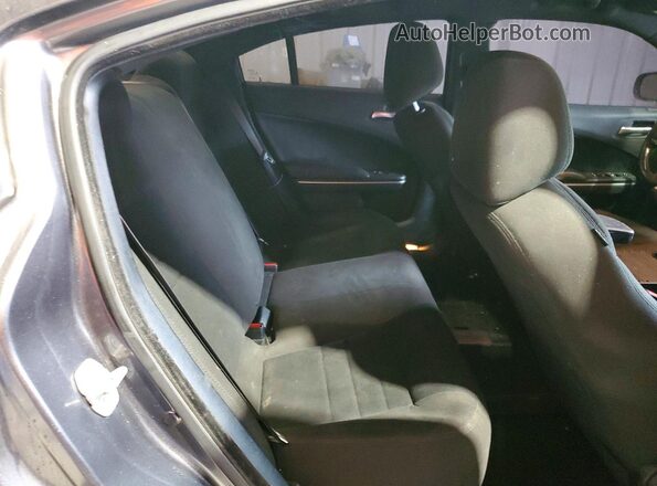 2C3CDXKT2KH647701 2019 DODGE CHARGER Gray Rear seats view