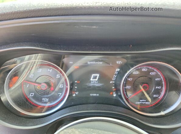 2C3CDXKT2KH647701 2019 DODGE CHARGER Gray Instrument cluster view