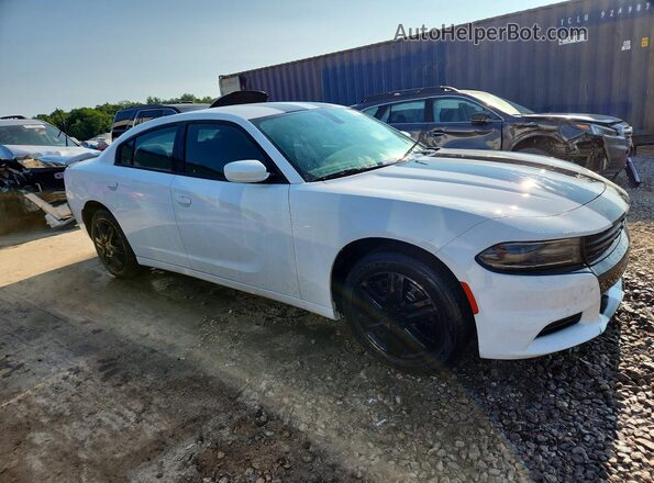 2C3CDXKT3KH518088 2019 DODGE CHARGER White Delantero derecho