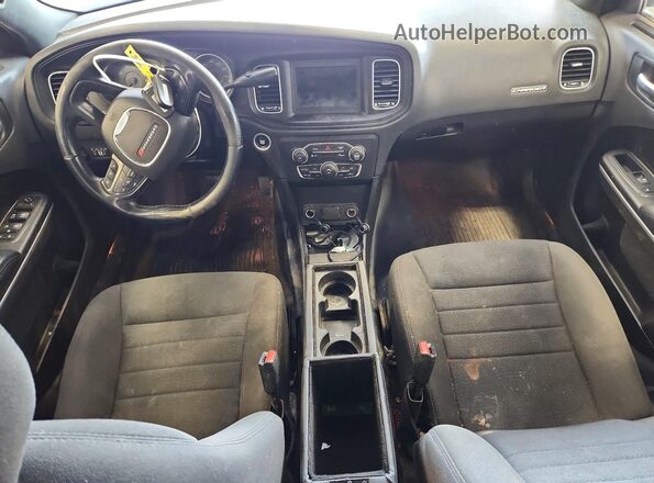 2C3CDXKT3KH518088 2019 DODGE CHARGER White Vista del salpicadero