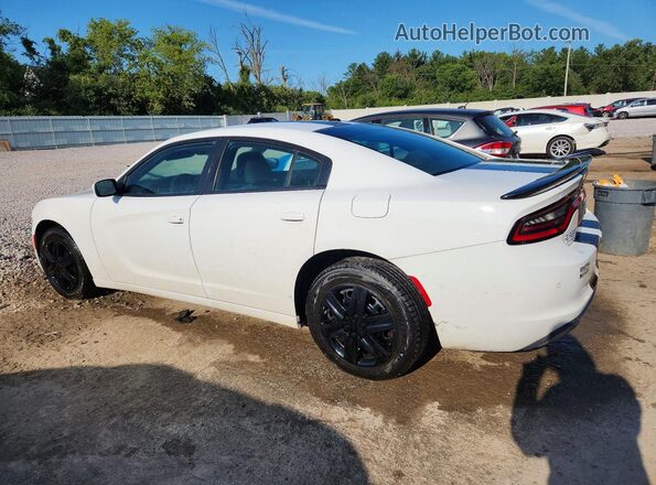 2C3CDXKT3KH518088 2019 DODGE CHARGER White Trasero izquierdo