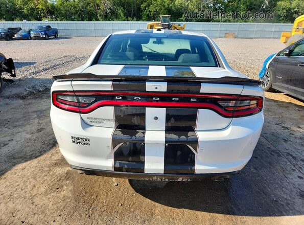 2C3CDXKT3KH518088 2019 DODGE CHARGER White Vista trasera