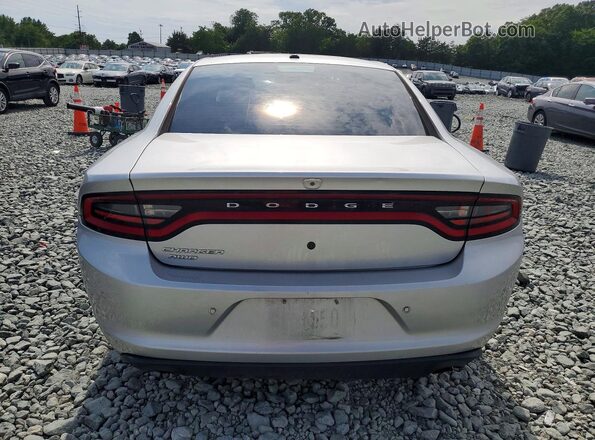 2C3CDXKT3KH529754 2019 DODGE CHARGER Silver Rear view