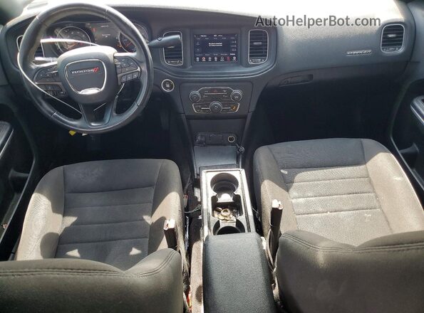2C3CDXKT3KH529754 2019 DODGE CHARGER Silver Dashboard view