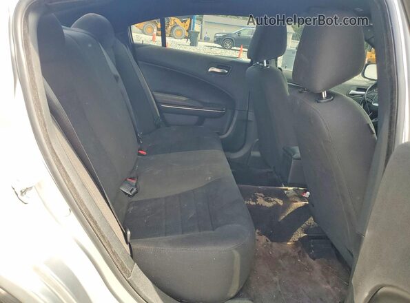 2C3CDXKT3KH529754 2019 DODGE CHARGER Silver Rear seats view