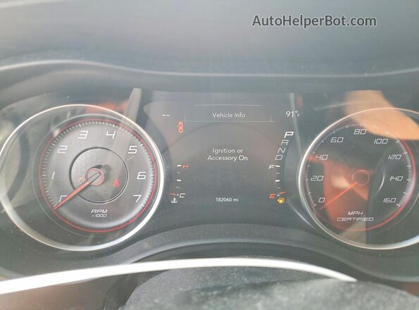 2C3CDXKT3KH529754 2019 DODGE CHARGER Silver Instrument cluster view