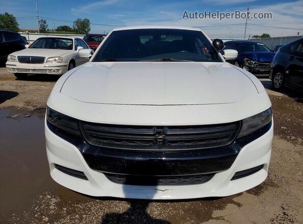 2C3CDXKT3KH622449 2019 DODGE CHARGER White Widok z przodu