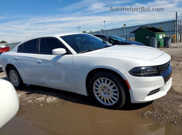 2C3CDXKT3KH622449 2019 DODGE CHARGER White Przód prawy