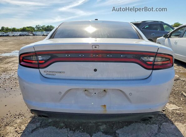2C3CDXKT3KH622449 2019 DODGE CHARGER White Widok z tyłu