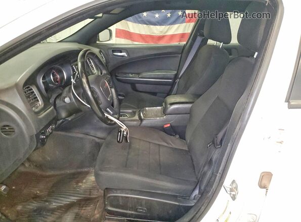 2C3CDXKT4GH219250 2016 DODGE CHARGER White Вид салону спереду