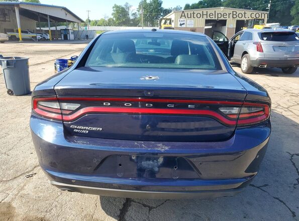 2C3CDXKT6LH150720 2020 DODGE CHARGER Blue Հետևի տեսք