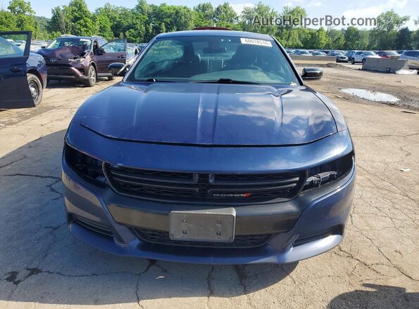 2C3CDXKT6LH150720 2020 DODGE CHARGER Blue Դիմացի տեսք