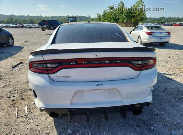 2C3CDXKT8JH304048 2018 DODGE CHARGER White Հետևի տեսք