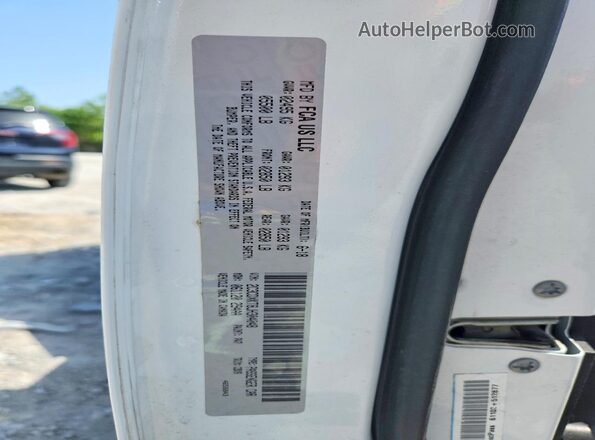 2C3CDXKT8JH304048 2018 DODGE CHARGER White Շարժիչի բաժամունքի տեսք
