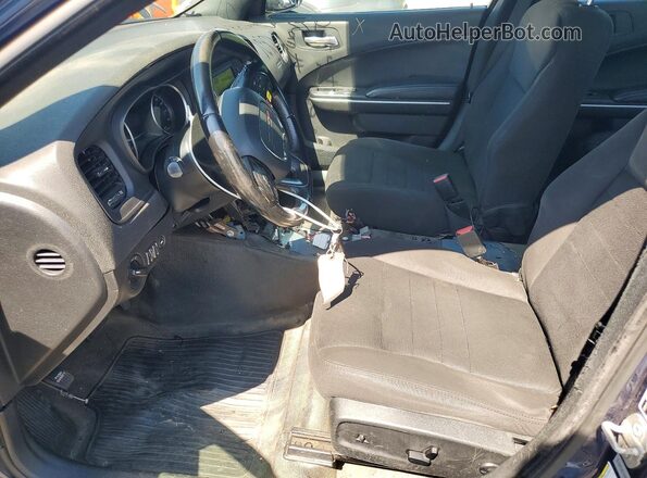 2C3CDXKT8KH710624 2019 DODGE CHARGER Blue Սալոնի դիմացի տեսք