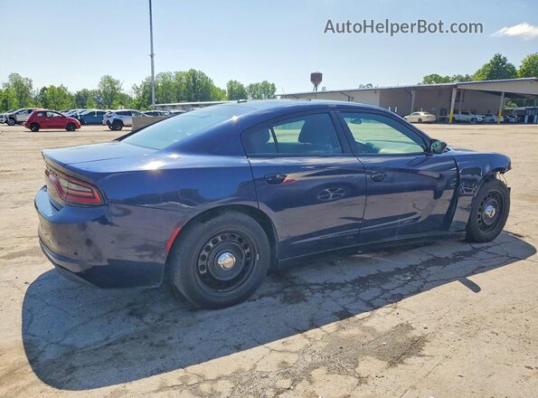 2C3CDXKT8KH710624 2019 DODGE CHARGER Blue Հետևի աջ