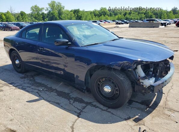 2C3CDXKT8KH710624 2019 DODGE CHARGER Blue Առջևի աջ