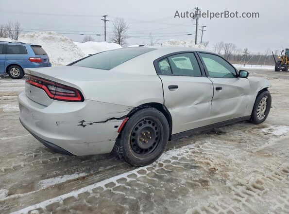 2C3CDXKT9KH529726 2019 DODGE CHARGER Серебряный Задняя правая четверть